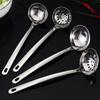 Sturdy Soup Ladle Reliable Utensil Multi Purpose Soup Spoon and Strainer Set Long Handle Soup Shell Soup Leakage