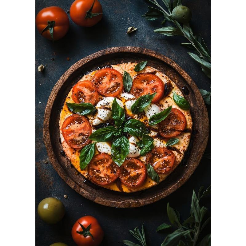 Исцеляющий Соблазн Вкусная Пицца Арт Постер Еда Холст Принты Настенная Живопись Ресторан Кухня Гостиная Домашнее Украшение