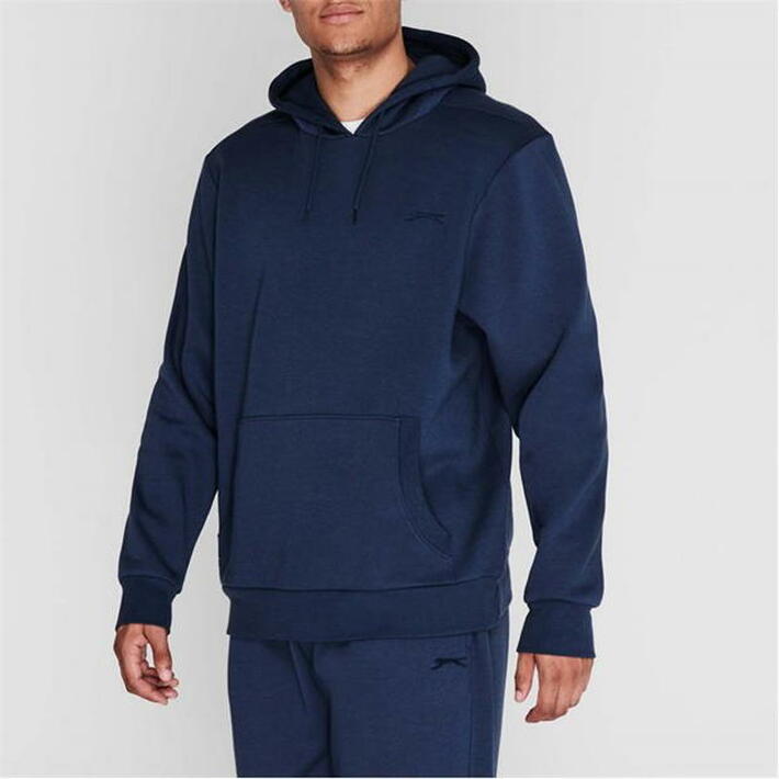 Slazenger Fleece, Navy Hoodie, Size XL