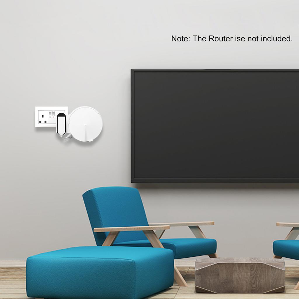 Настенное крепление для всей домашней Mesh-системы Wi-Fi TP-Link Deco M5. Прочный кронштейн-держатель. Экономия места.
