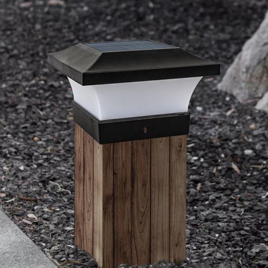 Солнечный светильник на столбе, водонепроницаемый уличный солнечный светильник, солнечный светильник на столбе для ограждения террасы, сада, патио, крыльца, украшения