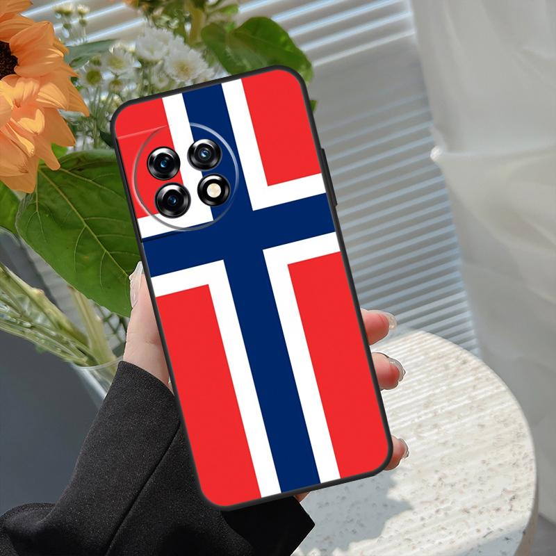 Чехол Флаг Норвегии для OnePlus 15R 15 13R 12R 10R 13 13T 12 11 10 10T 8T Nord CE 5 2 3 4 Lite N20 N30