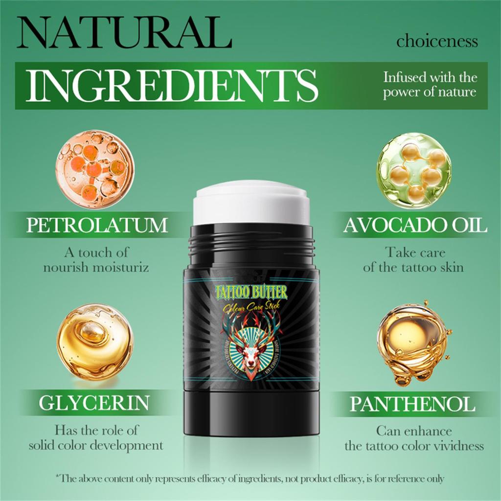 Color Care Stick Moisturizing Keeps Your Tattooed Skin Moisturized And Soft, Preventing Dryness And Flaking