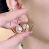 2024 Trendy High-End French Pearl Earrings for Women: Elegant Niche Style