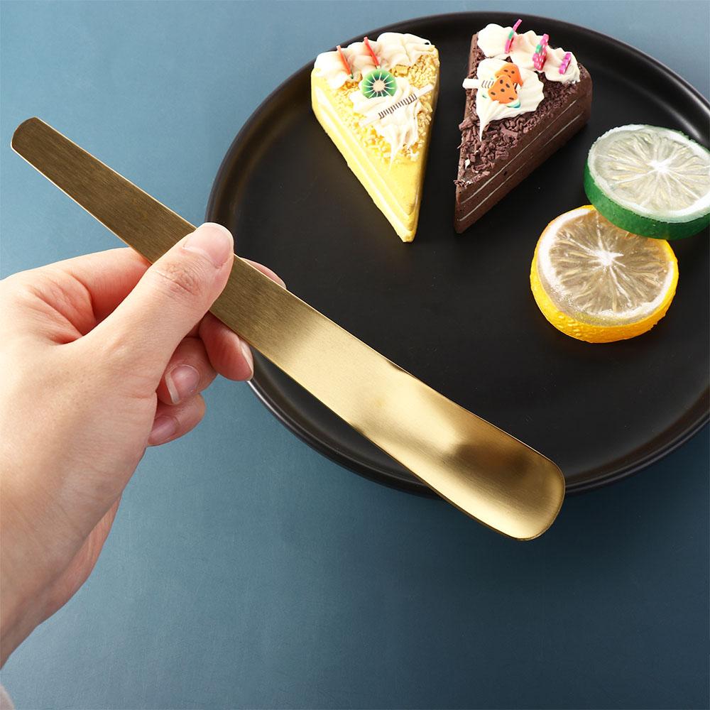 Tea Espresso Long Handle Flat Head Ice Cream Stirrer Ice Cream Spoons Stirring Tool Teaspoon