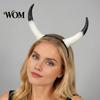 Gothic Spiral Horn Headband Halloween Ram Headband, Detachable Devil Headpiece for Dark Aesthetic Demon Horns Carnival Party, Festival Cosplay