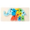 Wooden 3D Buckle Puzzle Cartoon Pattern Early Education Cognition Kid's Intellectual Development Toys Classical Wooden Puzzle