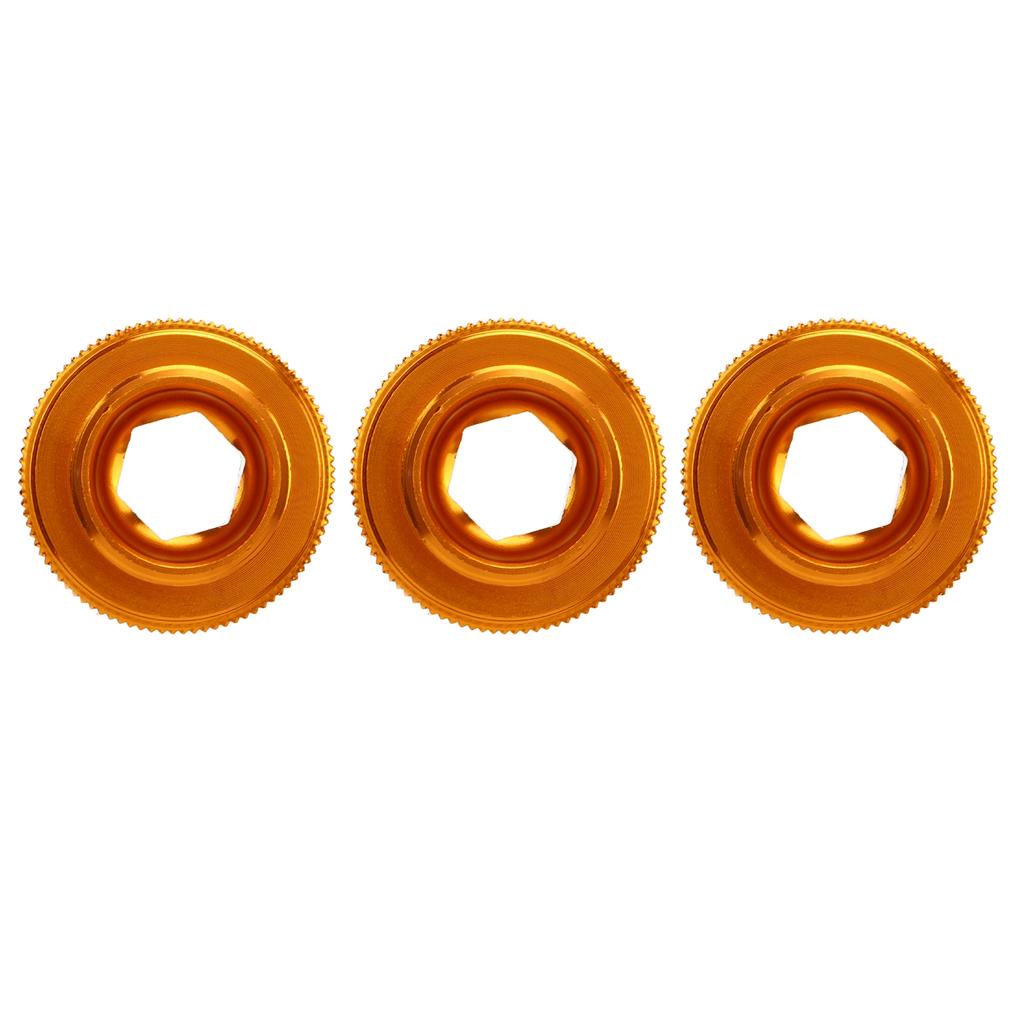 3pcs M19 Crank Cover Screws Rustproof High Accuracy Aluminum Alloy Bike Crank Cover Screws for