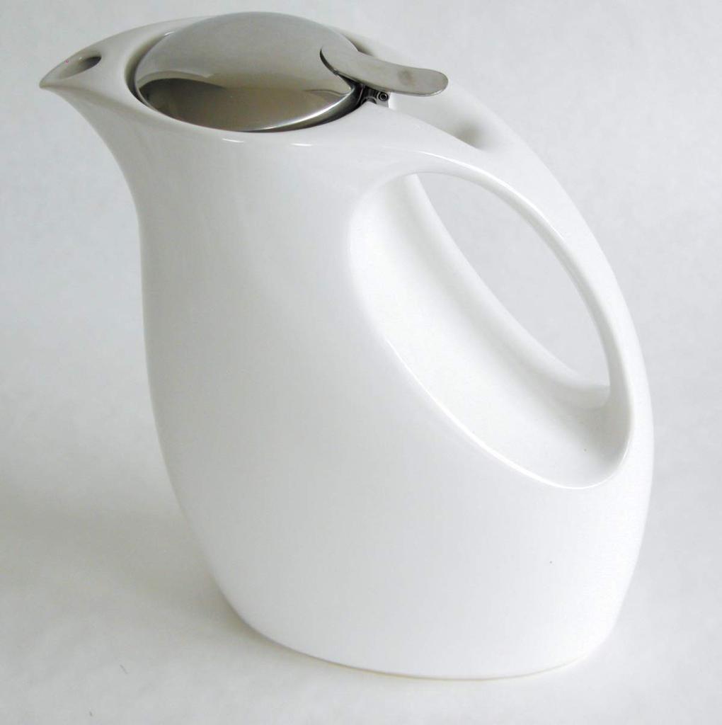 ZEROJAPAN Iced Teapot Retro S Without Tea Strainer White WH BBN-14S