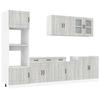 VidaXL Ensemble D'armoires De Cuisine 7 Pcs Kalmar Bois D'ingénierie 3314737