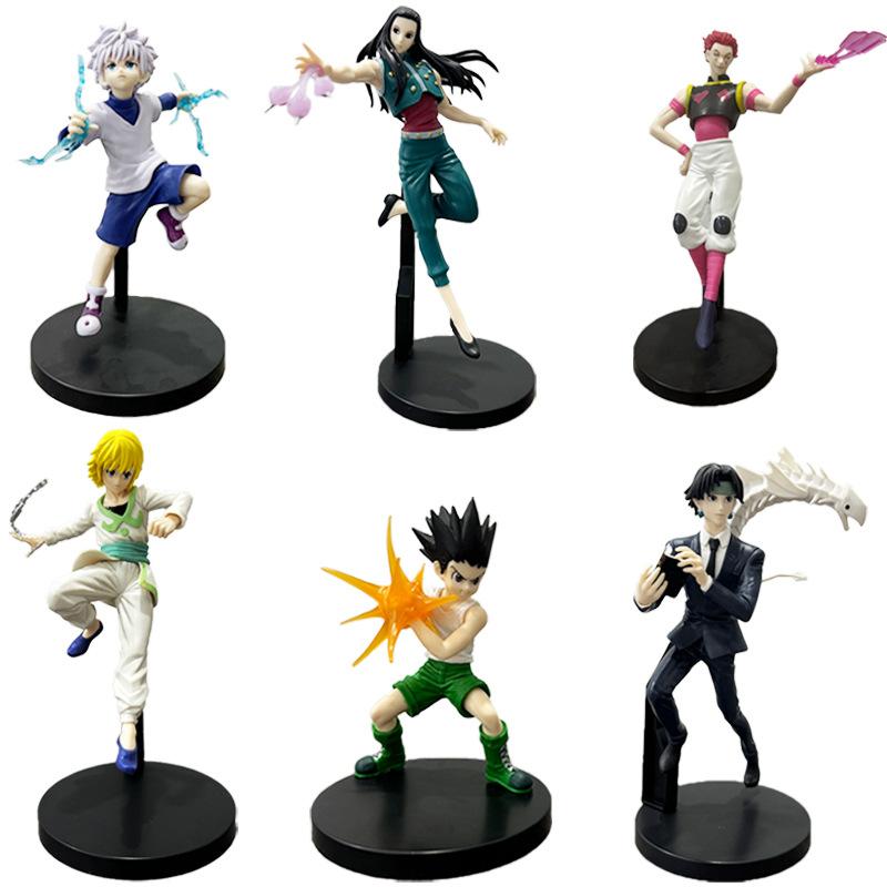 15-23 см Hunter x Hunter Хролло Люцифер Аниме Фигурка Хисока YELLMI Фигурка Действия Курапика Фигурка Модель Коллекционная для Взрослых Игрушки