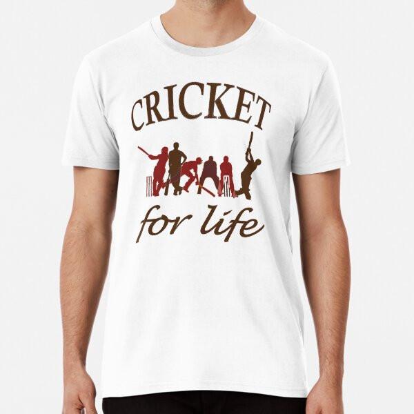 Cricket For Life Premium T-Shirt Mens Womens Tees Top S to 5XL Made in the AU/USA T-Shirt Mens Womens Tees Top