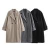 Осень/Зима Европейский и Американский Уличный Стиль Женское Мягкое Свободное Пальто-Жакет