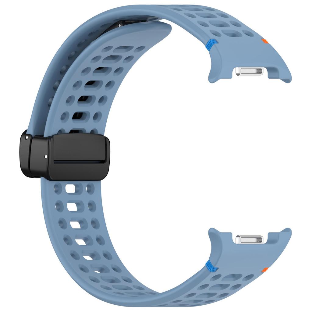 Силиконовый ремешок для Samsung Galaxy Watch8/8 Classic (Перфорированная магнитная пряжка)