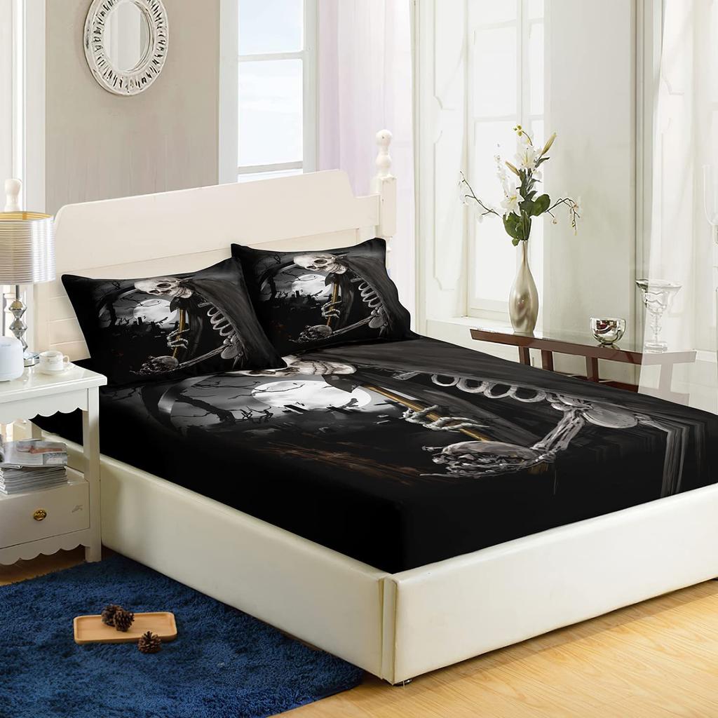 Узор Розовый Фламинго Шапка на Кровать Комплект из Трех Предметов Цифровая Печать Постельное Белье Шапка на Кровать Комплект из Трех Предметов Дети И Взрослые