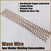 New 25Pcs Wiggle Wire Wave 2Mm Dent Repair Fix Spot Welding Thick Body Work Puller