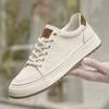 Men's Shoes Autumn Little White Shoes First Layer Cowhide Trend Board Shoes Versatile Men's Casual Shoes Versatile Board Shoes