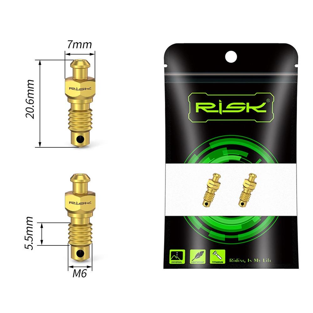 1 Set M4/M6/M8 Bicycle Oil Disc Screws Titanium Alloy Disc Brake Screws Cycling Supplies