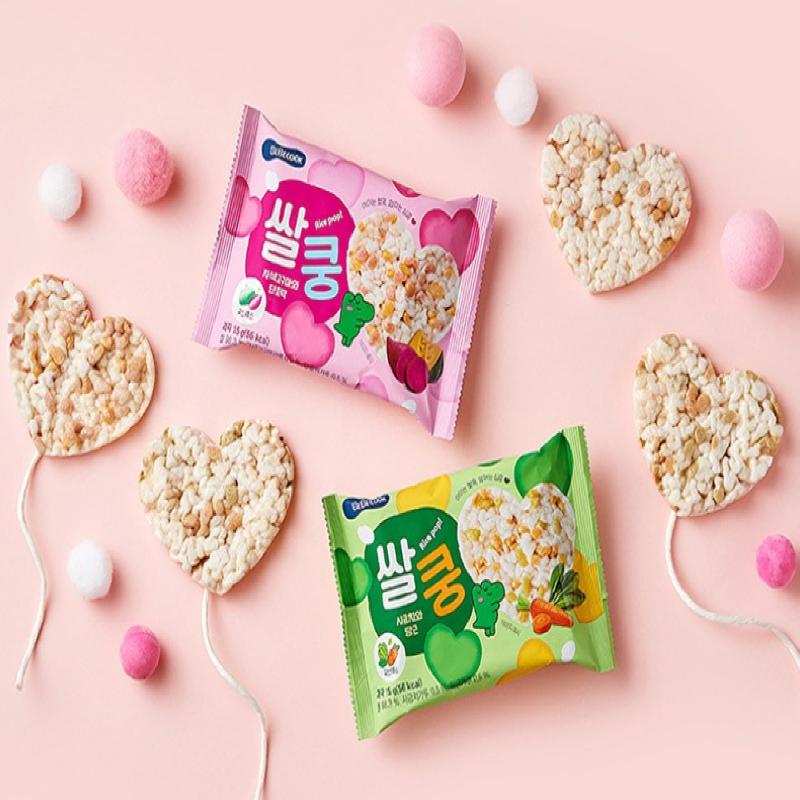 Органические рисовые крекеры Bebecook, 15 г x 10 порций, 2 вида