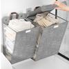 Laundry Basket Foldable Wall Hanging Durable Space-Saving Dirty Clothes Storage Basket Home Accessories