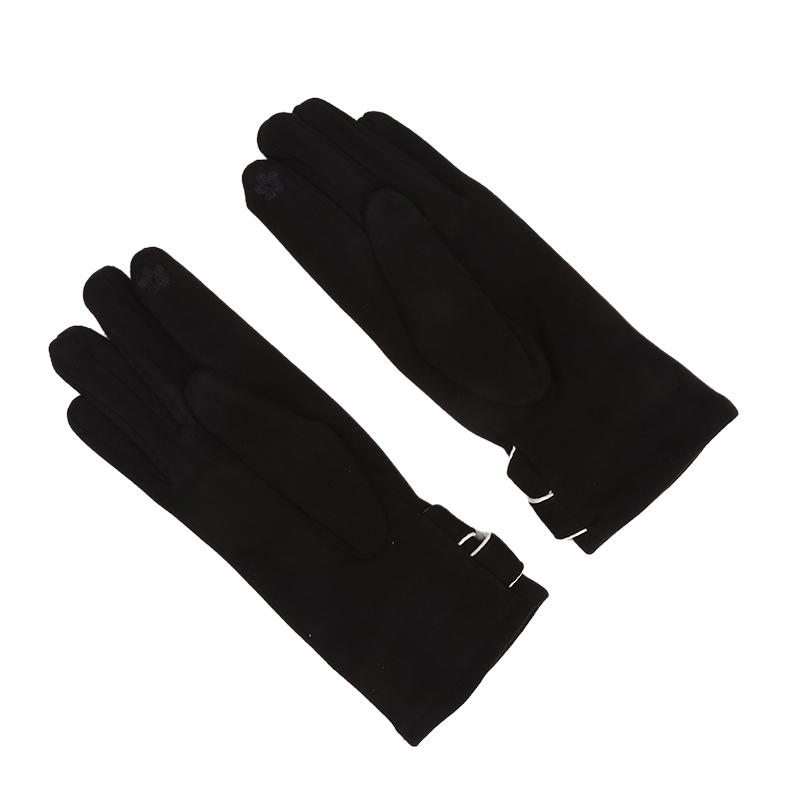 Осень И Зима Однотонные Перчатки С Пальцами Для Женщин Модные И Элегантные Лыжные Теплые И Мягкие Перчатки Для Улицы С Сенсорным Экраном