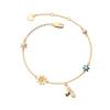 Sole Memory Cute Mini Bee Flowers 925 Silver Female Resizable Bracelets BR320