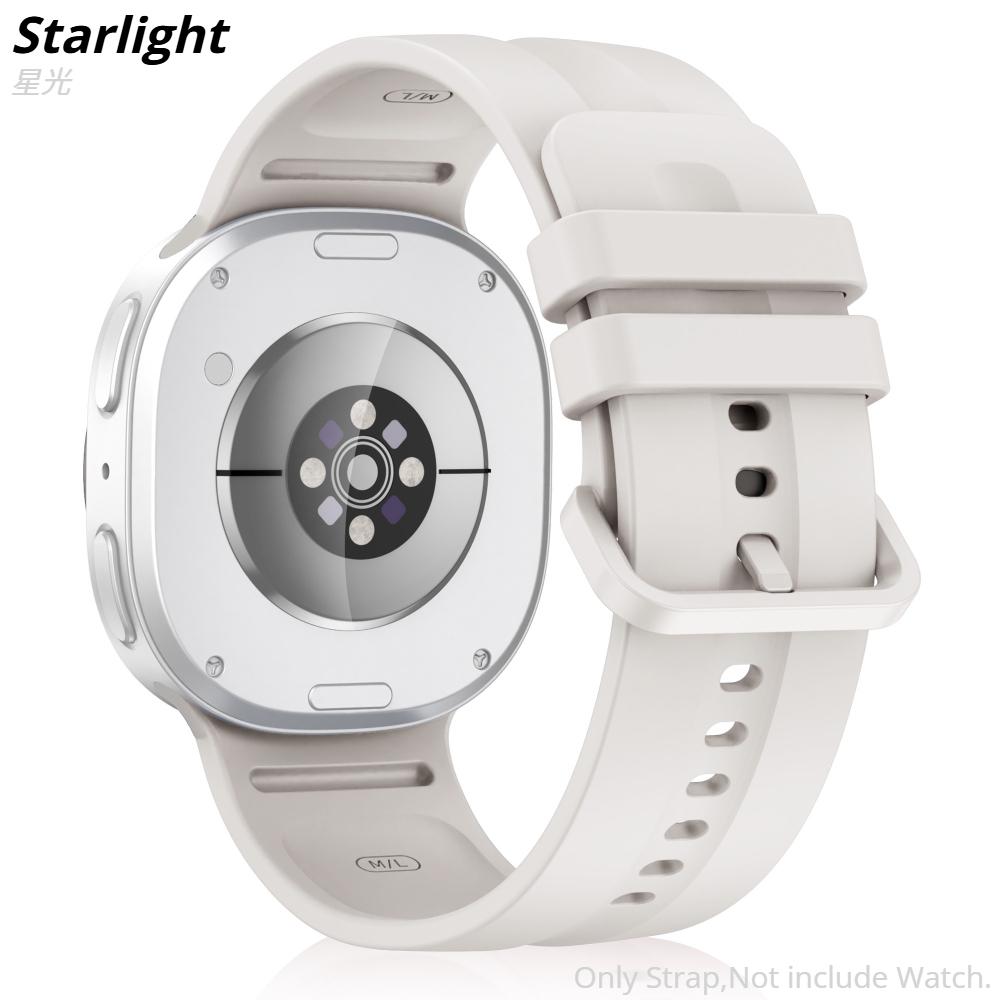 Оригинальный силиконовый ремешок для Samsung Galaxy Watch 9 44 мм 40 мм Спортивный Correa Pulseira Браслет для Galaxy Watch 9 8 Classic 46 мм Ремешок