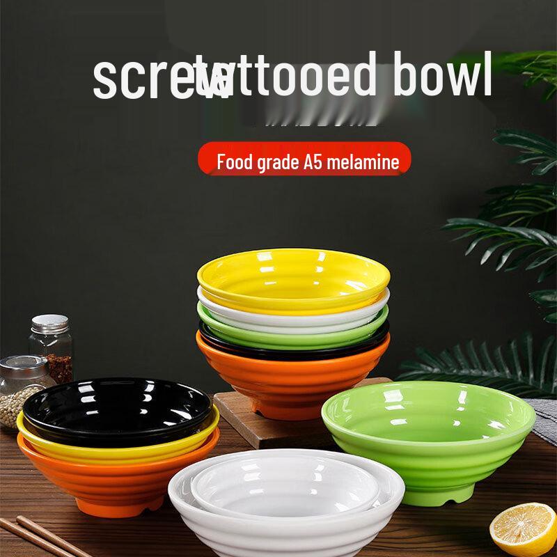 Pinmoya 19cm Melamine Imitation Porcelain Noodle Bowl