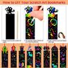 Creative DIY Animal Scratch Art Bookmarks for Kids - Christmas & Halloween Themes