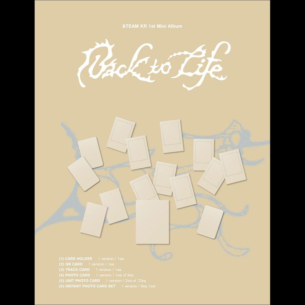 &TEAM - Back To Life Photocard Box (Weverse Albums Ver.) / KR 1st Mini Album