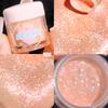 Glitter Highlighter Powder Sparkling Eyeshadow Makeup Face Brightening Pearl Three-dimensional Highlight Powder Shimmer Cosmetic