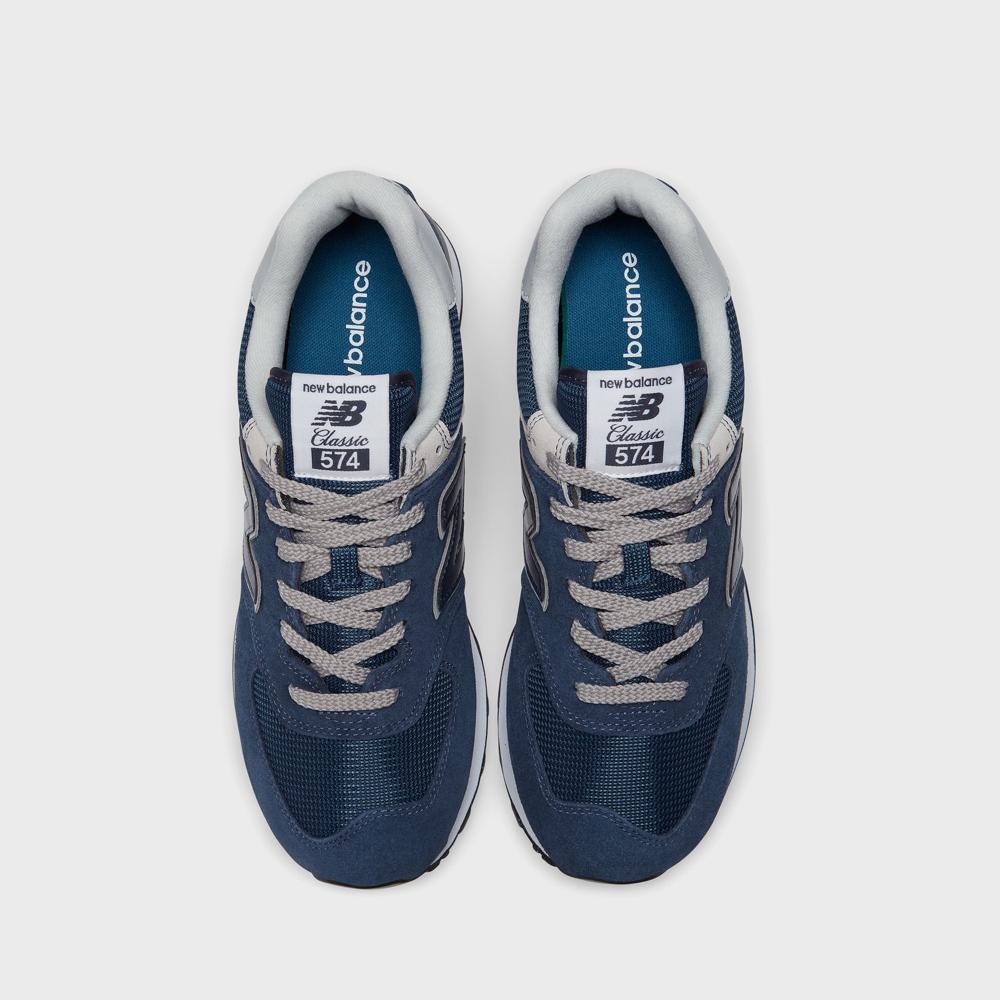 Sneakers New Balance White Dark Blue 574