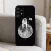 A-Astronaut in Space   Phone Case For Samsung S25,S24,S21,S22,S23,S30,Ultra,S20,Plus,Fe,Note,10,9,5G Black Cover