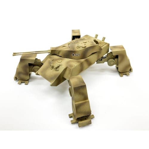 Rocket Models 1/72 German Biela-F?ssler-class Tusk Turret with 55mm Twin Cannons, Battle of the Suez Canal, December 1942, Plastic Model Kit 47064 (Ta