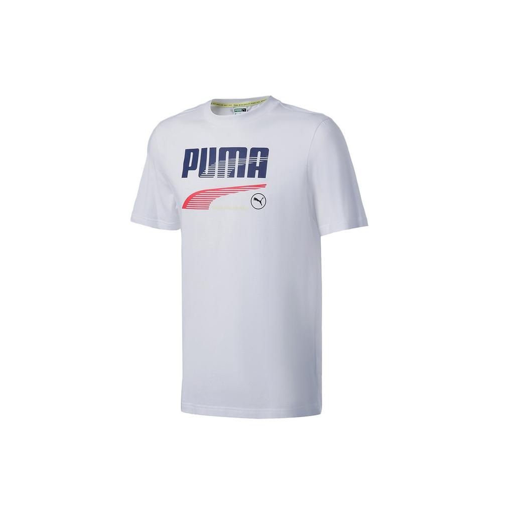 Puma Мужская футболка с втачным рукавом Белая 532704-02