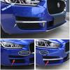 Auto Styling Front Fog Lights Foglights Lamp Eyelid Eyebrow Decor Stripes Cover Trim For Jaguar XE 2016 -  ABS Accessories