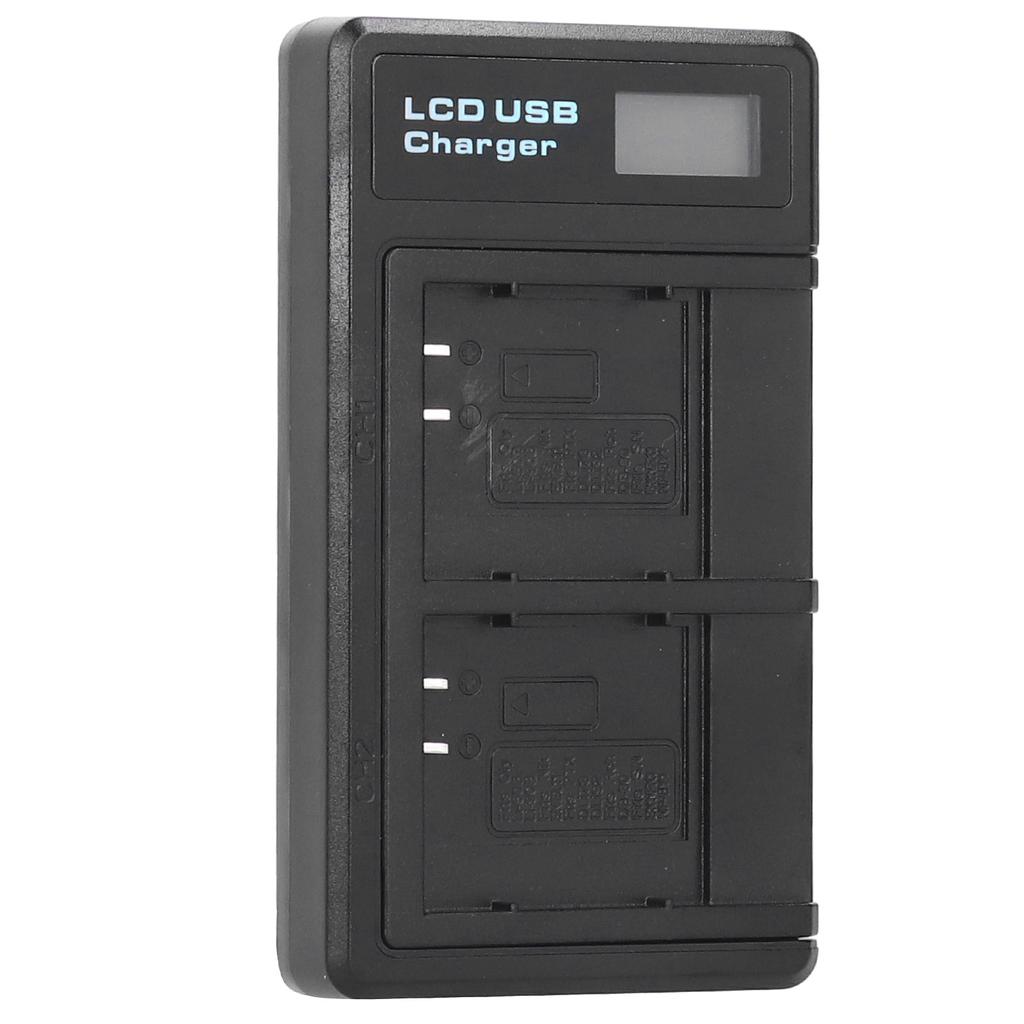 Портативное зарядное устройство для аккумулятора камеры LI-50B USB двойное зарядное устройство с ЖК-дисплеем