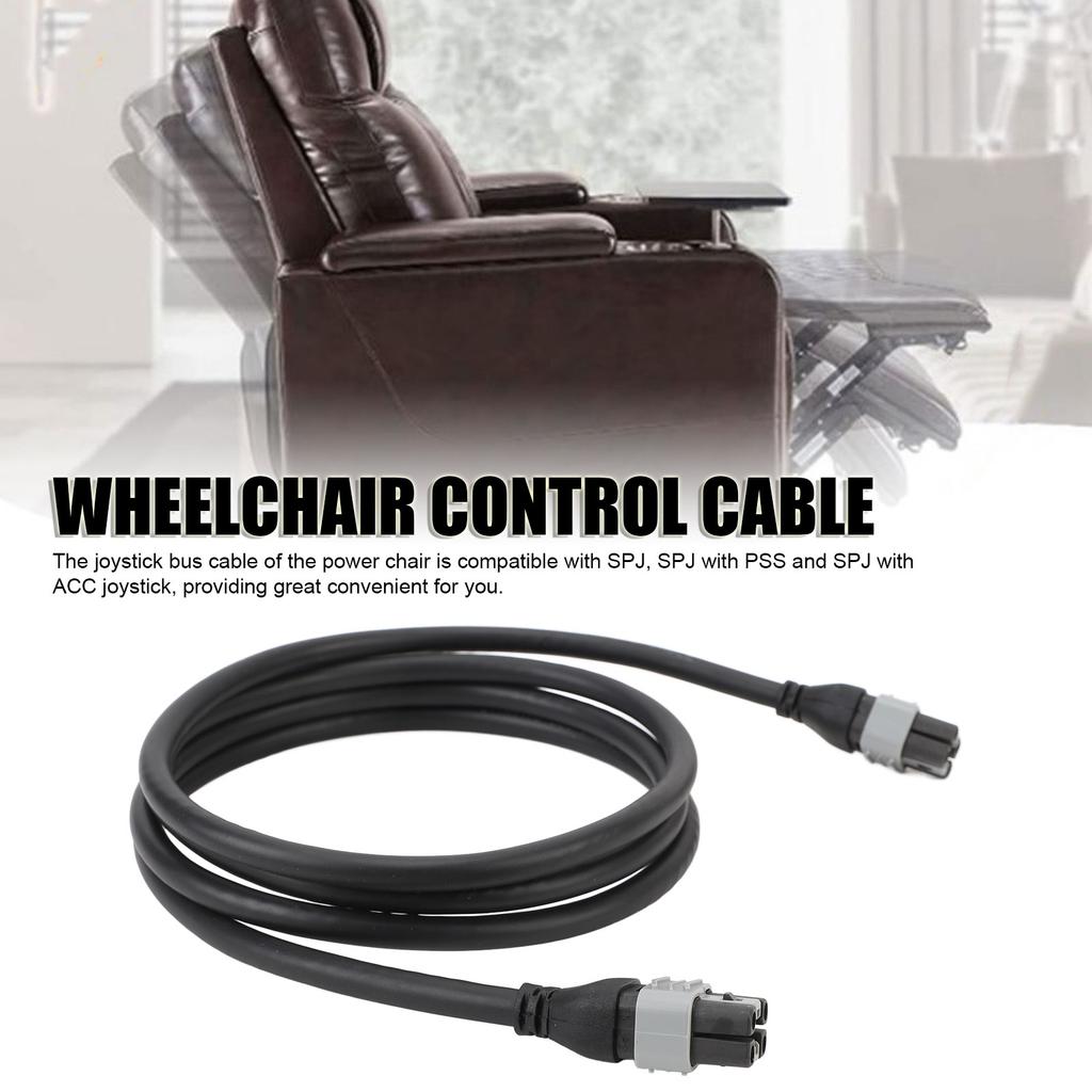 Electric Chair Control Cable Accessory Replacement Wheelchair Control Cable Wiring for Mobility Rollator