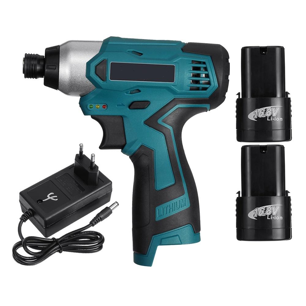 16.8 В DC Беспроводной Ударный Электрический Аккумуляторный Шуруповерт Электроинструмент Новый Электрический Дрель Сверлильный Станок Мини Ручная Дрель