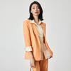 Commuting Collar Suit Jacket for Women, 2025 Spring and Autumn Silhouette, Workplace One Button Suit