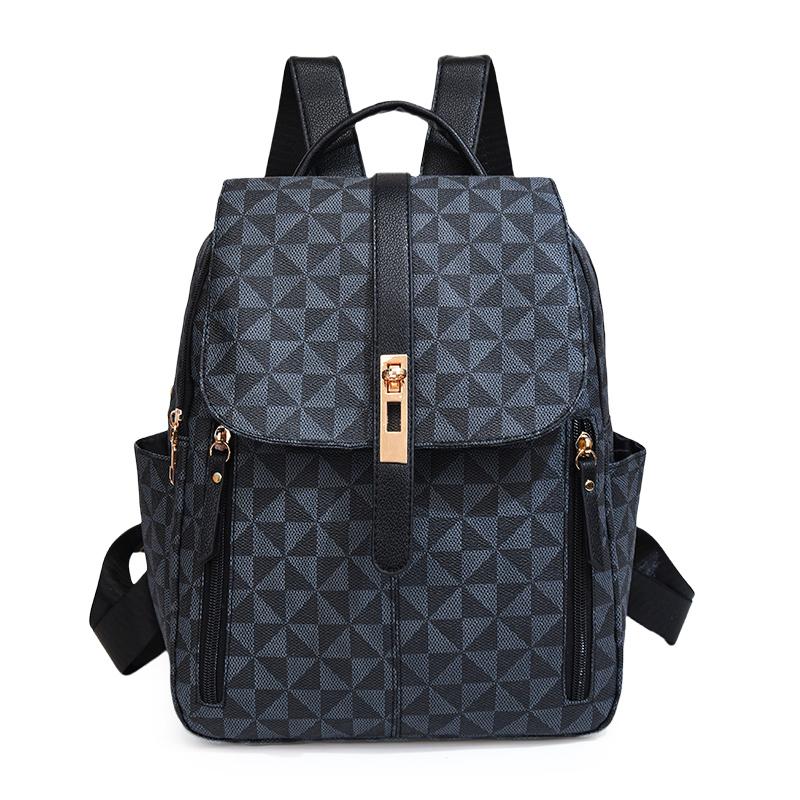 PU Backpack Women Printed Backpack