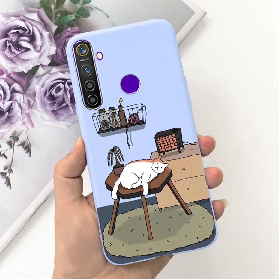 Fashion Case For Realme 5 Pro 5i 5s Soft Silicon Protective Cover For Realme5 5 i 5Pro Jelly Phone Cases