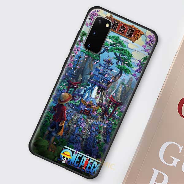 Цельный чехол с рисунком аниме для Samsung Galaxy S20 FE S21 S10 Note 20 Ultra S9 Plus S8 10 Lite S10e 9, черный чехол для телефона