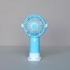Rechargeable Handheld Cartoon Mini Fan with Base - Portable, Creative, Desktop-Friendly