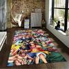 Colorful Anime Character Collage Pattern Carpet for Bedroom Decor Suitable for use as an anti-slip for living room bedroom sofas