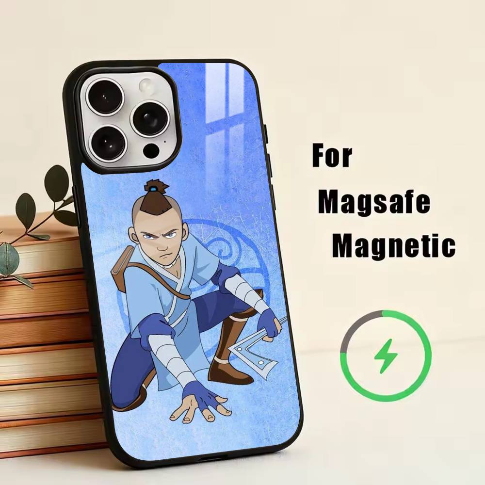Чехол для телефона Аватар: Легенда об Аанге Для iPhone 17, 16, 15, 14, 13, 12, 11 Plus, Pro Магнитный с MagSafe Беспроводная зарядка