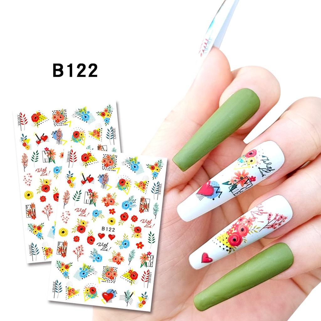 Модные и персонализированные 3D-наклейки для ногтей ручной работы