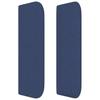 Maison Exclusive - Tête de lit avec oreilles Bleu 163x16x78/88 cm Tissu