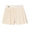 Lacoste Womens/Ladies Recycled Polyester Pleated Lined Tennis Shorts