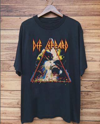 Футболка Def Leppard Hysteria Полный размер S-5XL Унисекс